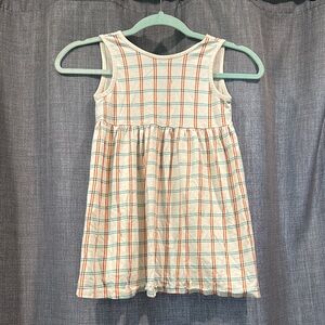 Oeuf Multicolor Plaid Sleeveless Dress